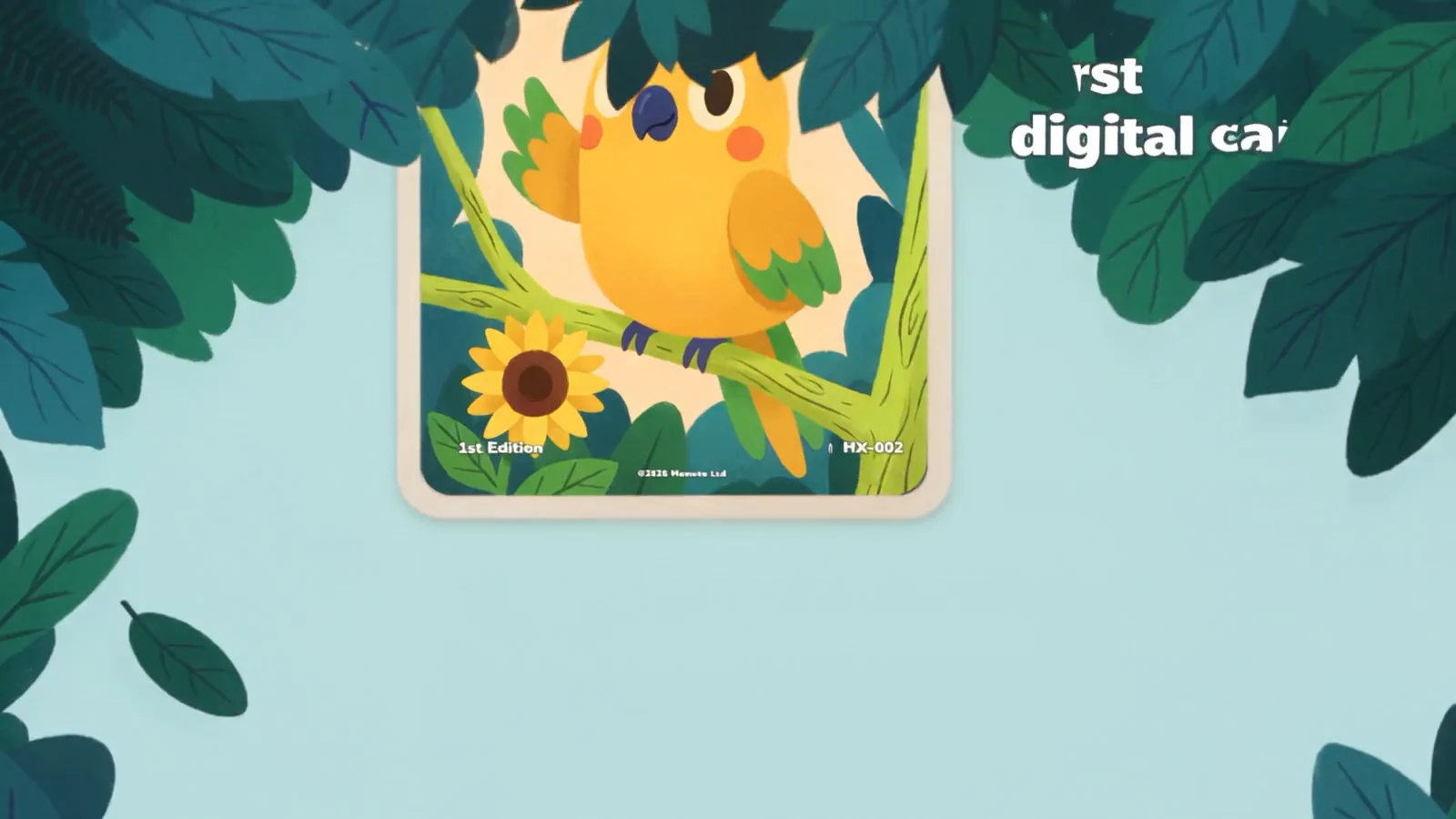 Original Conure Cards characters in an animated world